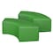 Regency Aurora Curved Vinyl Ottoman (Set of 2)- Envy Green N6265EG2PK - alternate 1